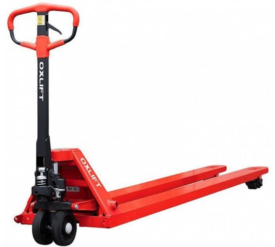 Ручная гидравлическая тележка OXLIFT OX50-L3000 Длинновильная 3000 мм, 5000 кг 700510 1