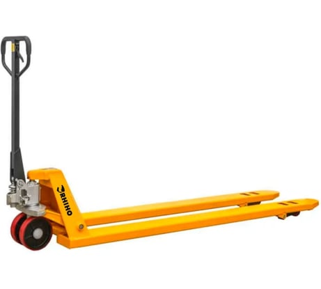 Гидравлическая тележка RHIHO с длинными вилами и полиуретановыми колесами SD1825L