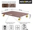 Платформенная тележка MOVERPLAT MEDIUM-L-75-PVC 2