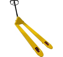 Тележка гидравлическая (рохля) WILMART BF25 2000x550 усиление 160см желтая (PU) (HP-30-30CM-2000PUB) HP-30-30CM-2000PUB-Y