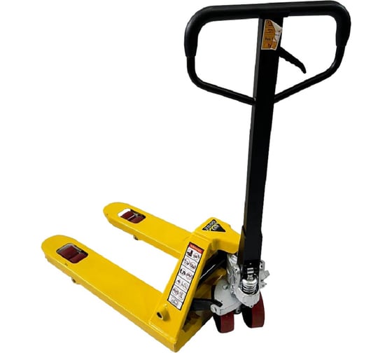 Тележка гидравлическая (рохля) WILMART BF25 800x550 усиление 40см желтая HP-30-30CM-800PUB-Y