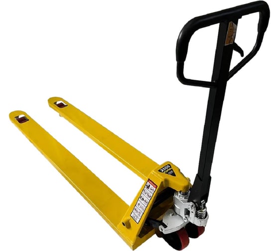 Тележка гидравлическая WILMART BF25 1800x550 усиление 140см желтая (PU) HP-30-30CM-1800PUB-Y