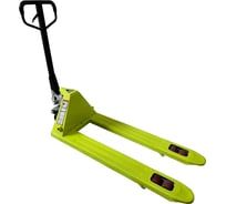 Тележка гидравлическая WILMART (рохля) 2,5 тонны, вилы 1150 мм, колесики полиуретан зеленая (HP-25-30CMPUB) HP-25-30CMPUB-G