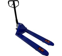 Тележка гидравлическая WILMART (рохля) 2,5 тонны, вилы 1150 мм, колесики полиуретан синяя (HP-25-30CMPUB) HP-25-30CMPUB-B