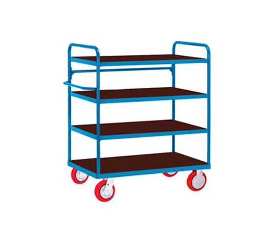 Тележка платформенная МосТележка 4-х ярусная 820x1220 ТЯ4-12282