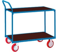 Тележка платформенная сервисная МосТележка 2-х ярусная 820x1220 ТЯС2. 1-12282 ТЯС2.1-12282