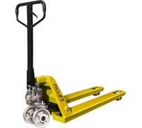 Гидравлическая тележка PROLIFT AC 25, 2500 кг, 1150х550мм, нейлон.колесо,дв.нейлон.ролик, цвет желтый AC 25-1150x550-N/N-Y