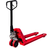 Гидравлическая тележка PROLIFT AC 25, 2500 кг, 1150х550мм, полиур.колесо,дв.пол.ролик, цвет красный AC 25-1150x550-P/P-R