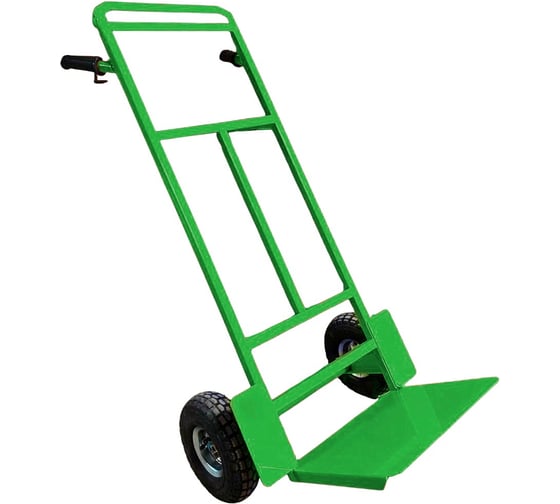 Тележка грузовая ручная droneshub 2х колесная ТГР-250 зеленая ДХ_120820254 1