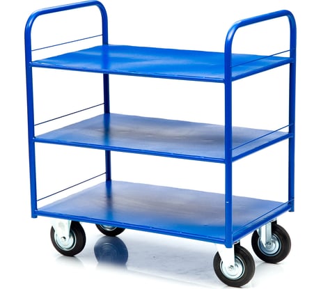 Платформенная тележка СТЕЛЛА-ТЕХНИК 3-х ярусная, 600х900 мм КР-3-125-И