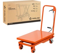 Стол подъемный AIRLINE гидравлический г/п 300кг 240-720мм передвижной, платформа 700x450мм ATLH01