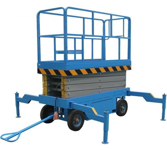 Подъемник ножничный передвижной TOR 500 кг 6/8 м SJY-0,5-6 DC аккумуляторный (G) 1050991 1