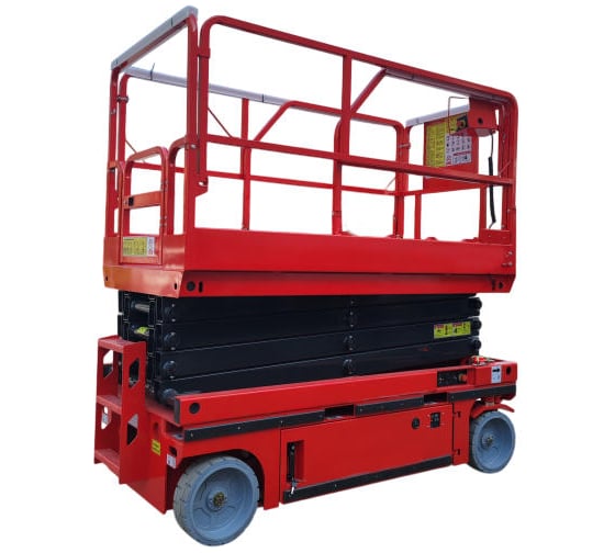 Подъемник ножничный самоходный TOR 320 кг 11,8/13,8 м AMSL1214 DC аккумуляторный (G) 1050448 1