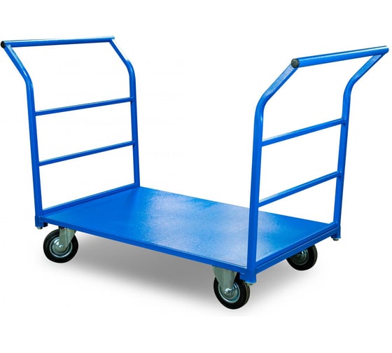 Тележка платформенная TOR ТП-Д 700х1200, с двумя ручками (колеса 160) 1023306 1