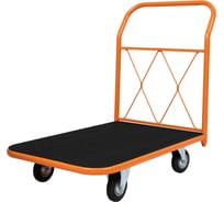 Тележка платформенная с резиновым покрытием 600х900 D125мм Gigant ТПР-001