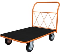 Тележка платформенная с резиновым покрытием 800х1200 D200мм Gigant ТПР-004