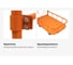 Тележка платформенная с бортиком 600x900 D125мм Gigant ТПБ-002 4