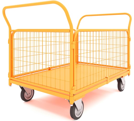 Тележка платформенная с сетчатыми бортами 500х800 Gigant ТПС-001