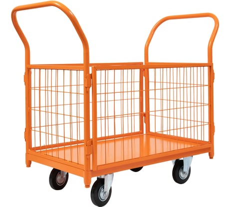 Тележка платформенная с сетчатыми бортами 600х900 Gigant ТПС-002