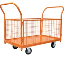 Тележка платформенная с сетчатыми бортами 600х1000 Gigant ТПС-003