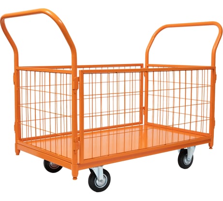 Тележка платформенная с сетчатыми бортами 600х1000 Gigant ТПС-003