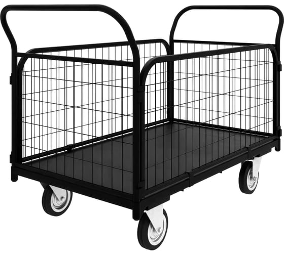 Тележка платформенная с сетчатыми бортами 600х1000 Gigant ТПС-003 1