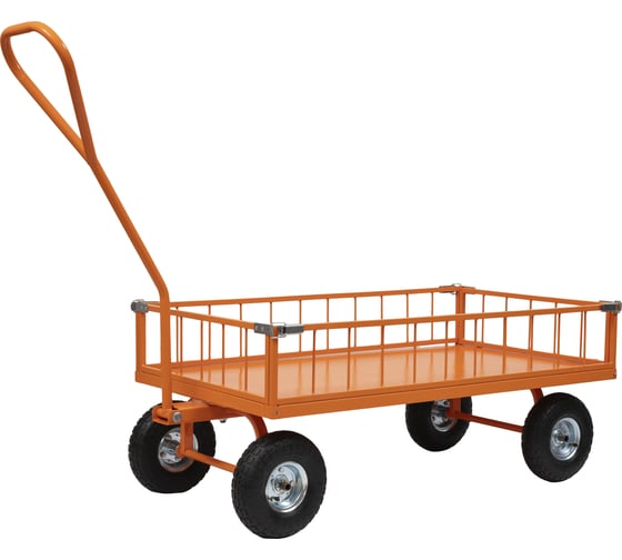 Тележка платформенная с поворотной осью, усиленная 700x1200x300 Gigant ТППО-003