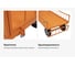 Тележка платформенная с поворотной осью, усиленная 700x1200x300 Gigant ТППО-003 3