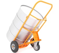 Тележка для бочек с фиксацией ремнем 220кг с литыми колёсами 250мм Gigant ТДБ-004