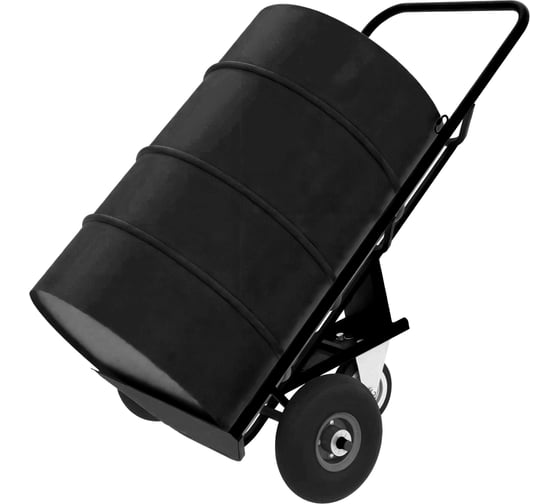 Тележка для бочек с фиксацией ремнем 220кг с литыми колёсами 250мм Gigant ТДБ-004 1