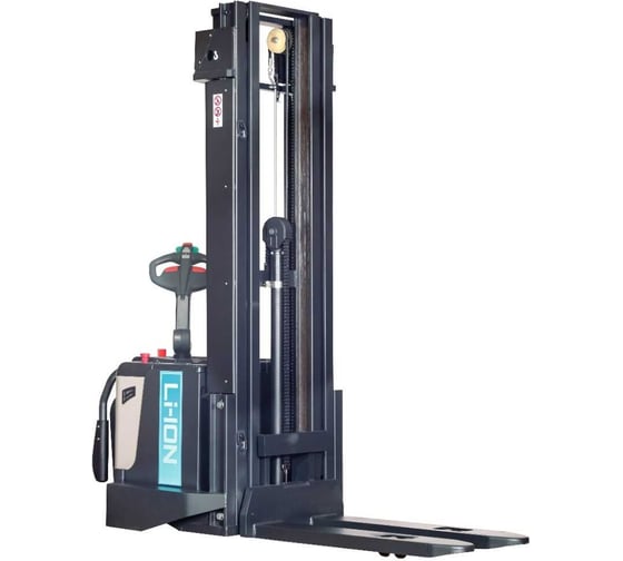 Штабелер самоходный TISELTECHNICS ES15 FTX500 EPS PL Li-ion batt Triplex FFL,1500kg-5000mm-1150x570mm, B24V/200Ah, CH 24V/80A Ext; platform&protective arms НФ-00003273 1