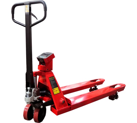 Гидравлическая тележка RAKUDA CPW 25 с весами, г/п 2500кг, ролики п/у, колёса п/у CPW25RAKUDA