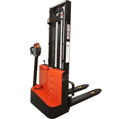 Самоходный электрический штабелер RAKUDA BPL 1500 25, нагрузка 1500 кг., высота подъема 2500 мм, АКБ AGM 2*12в, зарядное устройство 24в/10а, контроллер Curtis BPL-1500-25-RAKUDA 1