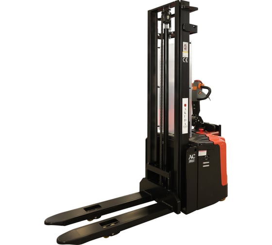 BPLW 2000 45 , Самоходный электрический штабелер, нагрузка 2000 кг., высота подъема 4500 мм, с платформой для оператора, АКБ 24в, зарядное устройство 24в/40а, контроллер Curtis BPLW-2000-45- RAKUDA BPLW-2000-45-RAKUDA 1