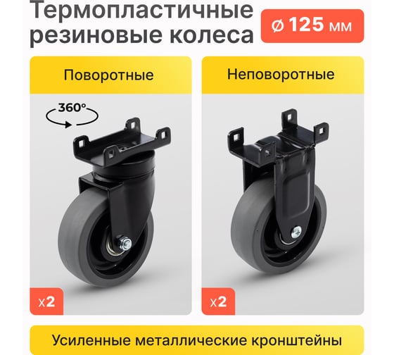 Складная платформенная тележка Magna Cart алюминий, сталь, пластик, грузоподъемность 200 кг FF-XL