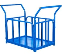 Тележка платформенная TOR ТП-Б (700х1200) с бортами и двумя ручками (колеса 160 мм) 1046339