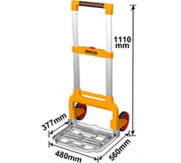 Тележка ручная складная INGCO (2) INDUSTRIAL HHWB61201