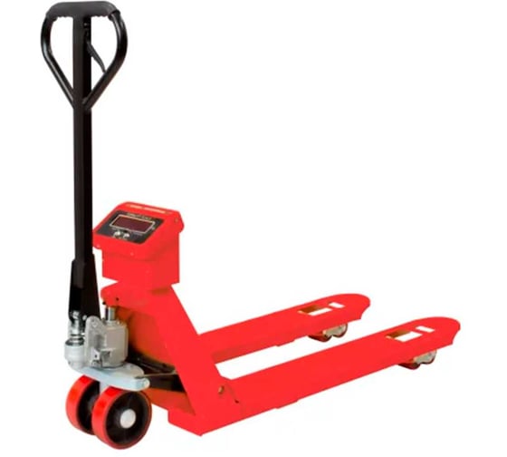 Тележка гидравлическая с весами А5 CW 30 г/п 3000 кг вилы 1150х550 мм полиуретановые колеса 180 мм 1008921