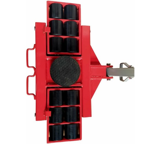 Подкатной каток с ручкой NU-LIFT г/п 18,0 т 12 роликов СТВ-18А