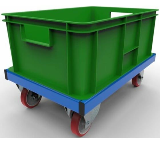 Платформенная каркасная стальная тележка МосТележка 520x820 ТПКС-8252