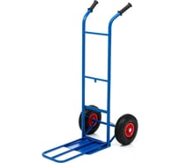 Грузовая тележка с откидной полкой СТЕЛЛА-ТЕХНИК грузоподъемность 150 кг КГ-150-пневмо-255