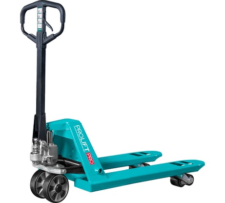 Гидравлическая тележка PROLIFT RT 25, PRO 2500 кг, 800х550мм, полиур. колесо, дв.пол.ролик RT25-800x550-P/P