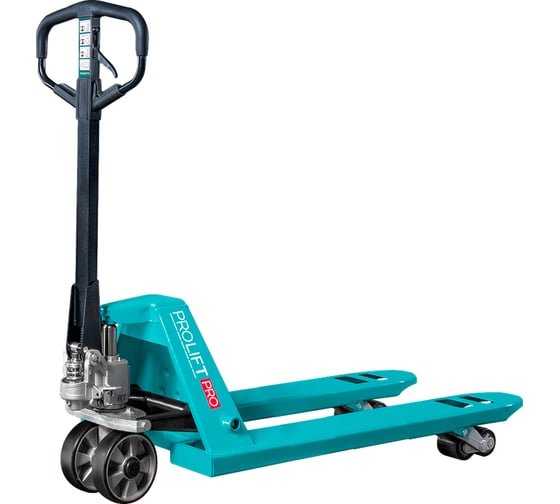 Гидравлическая тележка PROLIFT RT 25, PRO 2500 кг, 1500х550мм, полиур. колесо, дв.пол.ролик RT25-1500x550-P/P