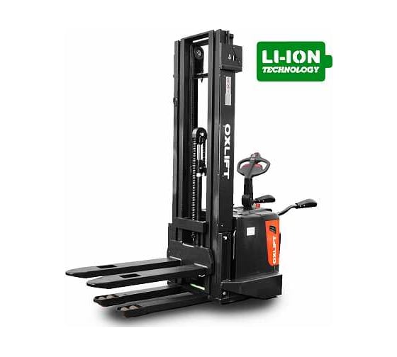 Самоходный штабелер OXLIFT PS15 5500 мм 1500 кг 300 Ач Li-ion EPS с платформой для оператора 793472