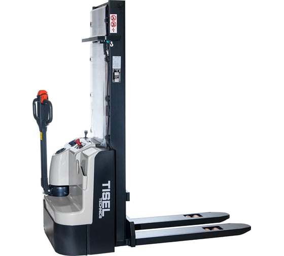 Штабелер самоходный TISELTECHNICS TISEL ESL15N LI-ION DX360.Duplex,1500kg-3600mm-1150x570mm, 48V/50Ah зарядное устройство 48V/20A НФ-00005898