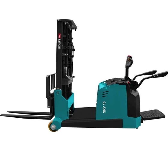Самоходный штабелер с противовесом PROLIFT PRO грузоподъемность 1600 кг, высота подъёма 4500 мм SRV 1645