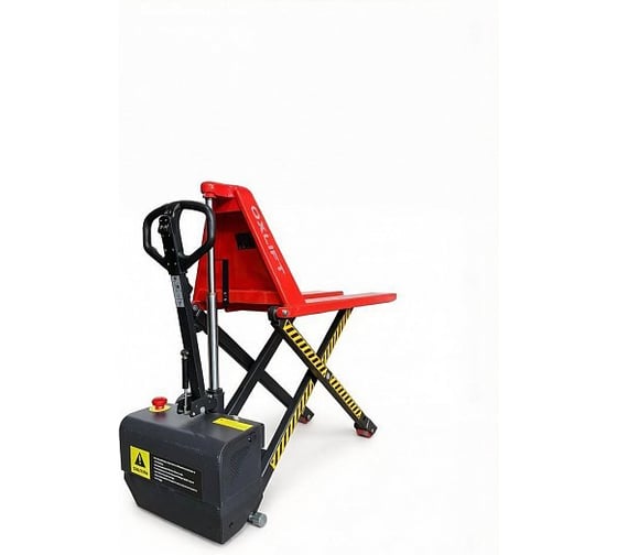 Ручная гидравлическая тележка с ножничным электроподъемом OXLIFT OXHE15 800 мм 1500 кг 791990
