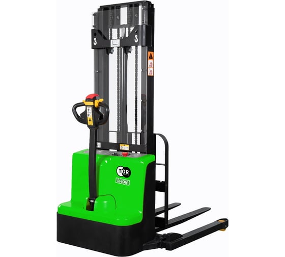 Штабелер самоходный TOR 1,5 т 3,0 м WSS15H-3000SC PRO Li-ion 24/60 В/Ач с раздвижными вилами и опорами 1050427