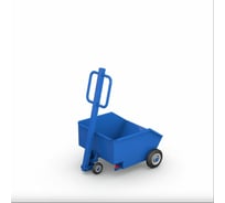 Тележка для стружки FLAMES с поворотной ручкой 80 л 1382.100