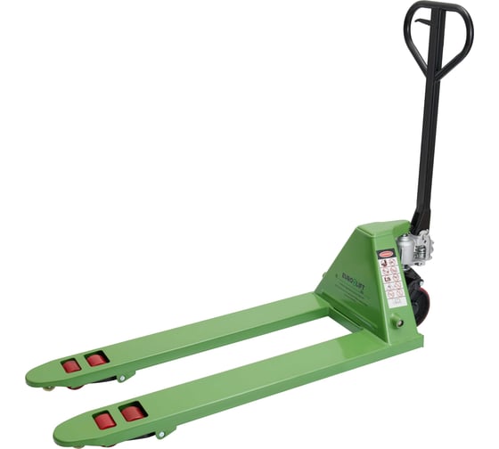 Гидравлическая складская тележка EURO-LIFT JD01 г/п 2 т, L=1150 мм, B=550 мм, П/У колеса 00-00004684